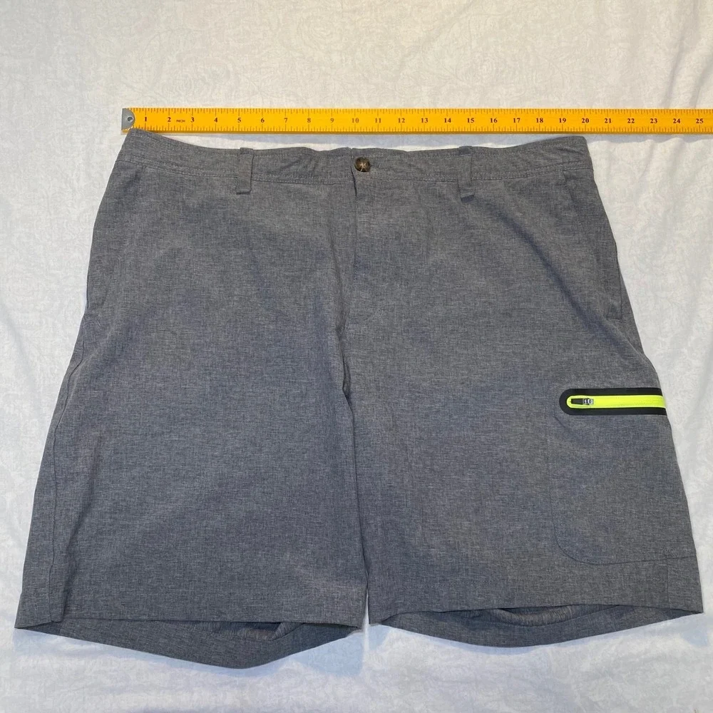 Loco Skail Performance Fishing Hybrid Shorts‎ Mens 42 Gray Tan 2 Pair Bundle